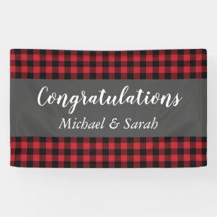 Deer Hunting Lodge Baby Shower Antlers Banner