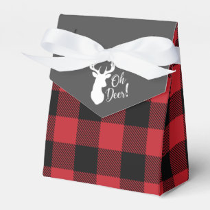 Deer Hunting Lodge Baby Shower Antlers Favor Boxes