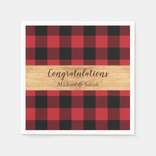 Deer Hunting Lodge Baby Shower Antlers Napkins