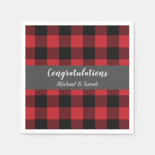 Deer Hunting Lodge Baby Shower Antlers Napkins