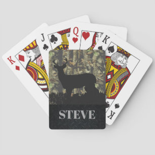 Deer Hunting Name Playing Cards