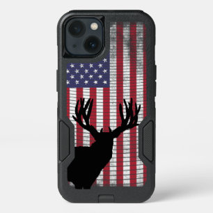 Deer Hunting Patriotic iPhone 13 Case