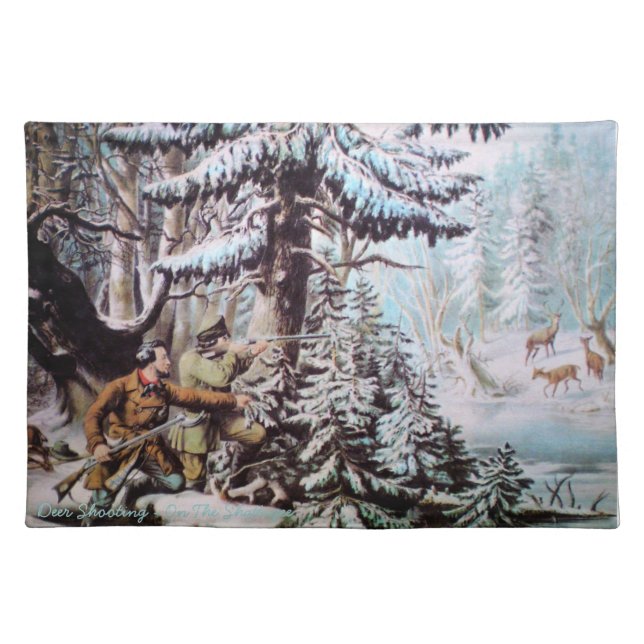 Deer Hunting Placemat (Front)