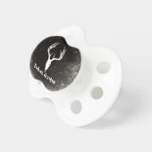 Deer Hunting Skull w/ Antlers Pacifier (Front Right)