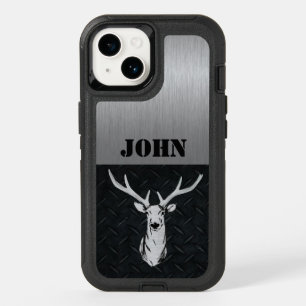 Deer Hunting Sports Men Rugged Buck Name OtterBox iPhone 14 Case