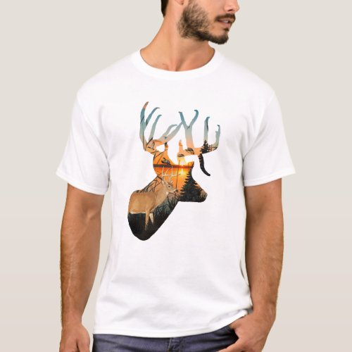 Deer Hunting T_Shirt Whitetail Buck T_Shirt