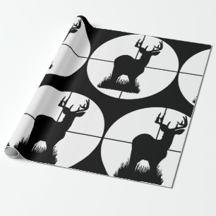 Deer Hunting Target Silhouette Wrapping Paper