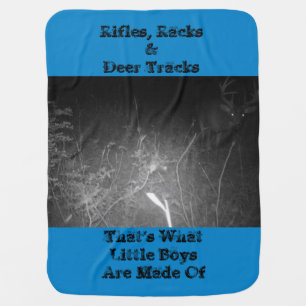 Deer Hunting Themed Baby Blanket Baby Boy