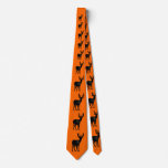 Deer Hunting Tie- Orange Neck Tie at Zazzle