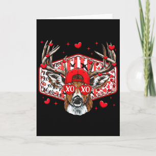 Deer Hunting Xoxo Valentine Buck Boys Cap Men Wome Card