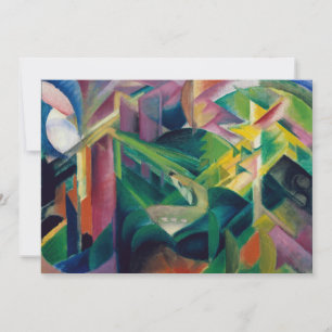Deer in a Monastery Garden by Franz Marc Invitation