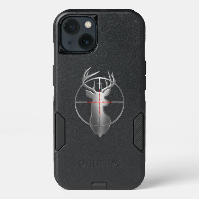 Deer in Crosshairs Otterbox iPhone Case (Back)