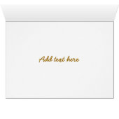 Deer in Field Dad Greeting Card (Inside Horizontal (Bottom))