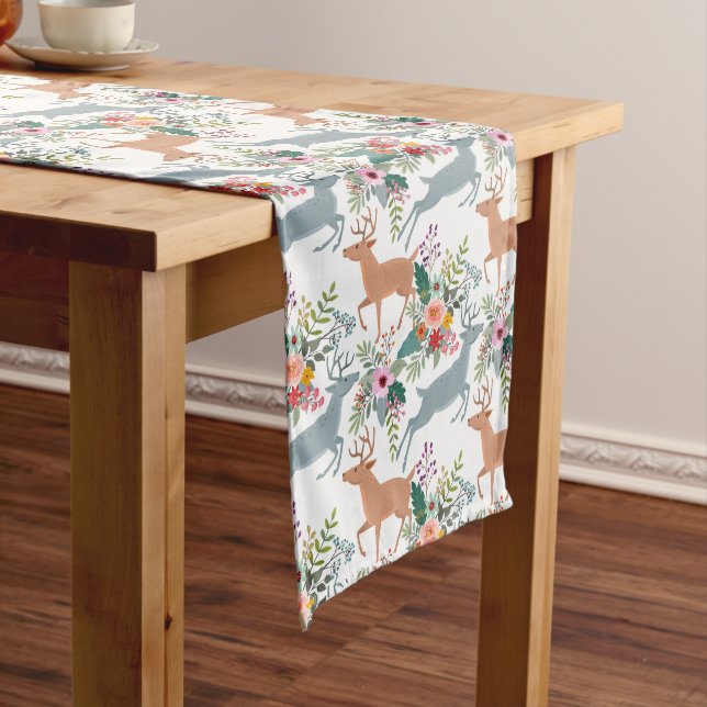 Deer In Garden Medium Table Runner (In Situ)