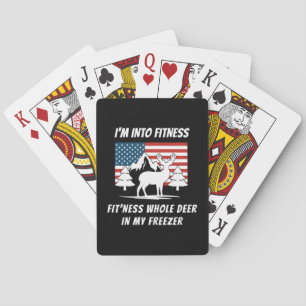 Deer In My Freezer - Deer Hunter Deer Hunting Poker Cards