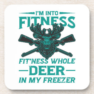 Deer In My Freezer - hunting lover Beverage Coaster