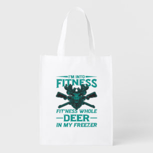 Deer In My Freezer - hunting lover Grocery Bag