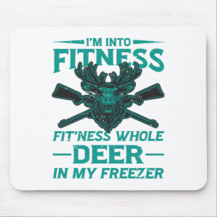 Deer In My Freezer - hunting lover Mouse Pad