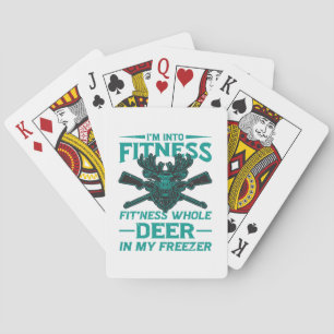 Deer In My Freezer - hunting lover Poker Cards