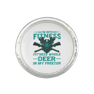 Deer In My Freezer - hunting lover Ring
