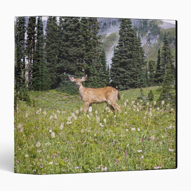 Deer in Paradise Park 3 Ring Binder (Front/Spine)