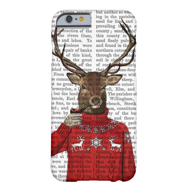 Deer in Ski Sweater 2 Case-Mate iPhone Case (Back)