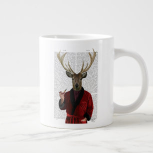 Deer in Smoking Jacket Giant Coffee Mug