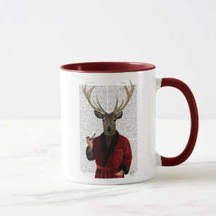 Deer in Smoking Jacket Mug