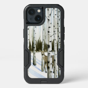 Deer in Snowfall iPhone 13 Case