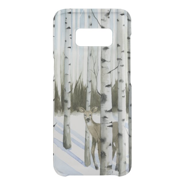 Deer in Snowfall Uncommon Samsung Galaxy Case (Back)