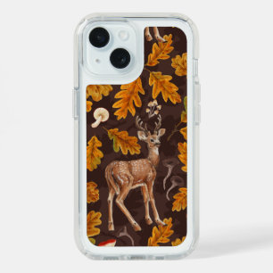 Deer in the autumnal forest 2 iPhone 15 case
