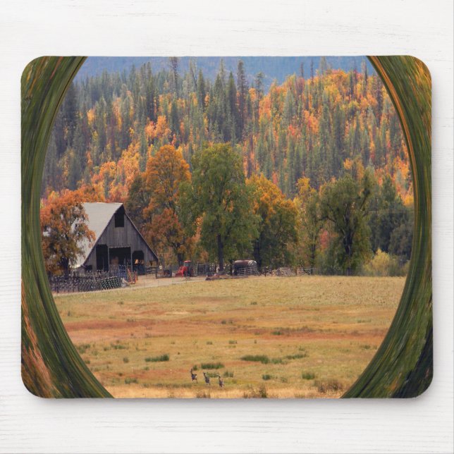 Deer in the  Fall... Mouse Pad (Front)