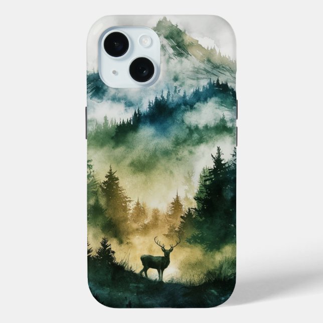 Deer in the forest Case-Mate iPhone case (Back)