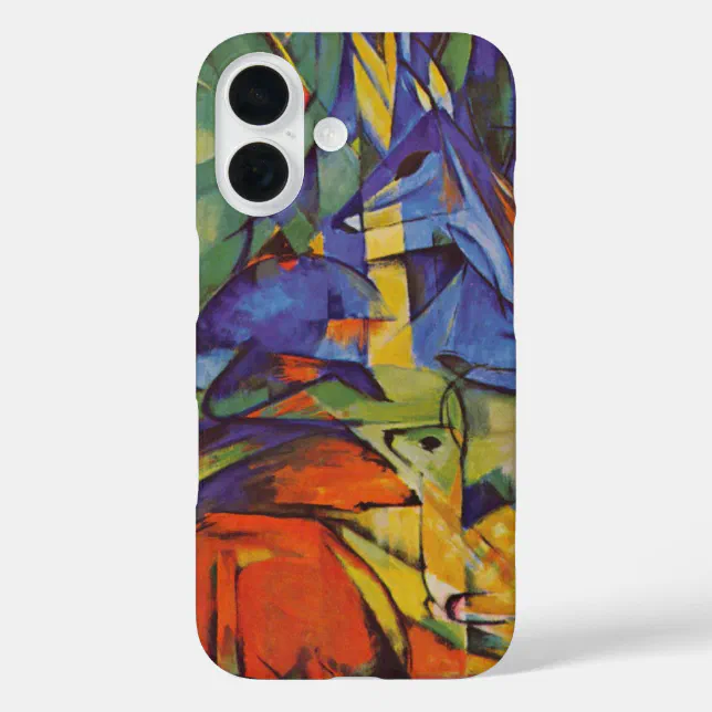 Deer in the Forest II by Franz Marc, Vintage Art Case-Mate iPhone Case |  Zazzle