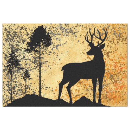 Deer In The Forest Tissue Paper