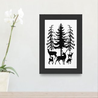 Deer in the Forest Wall Art