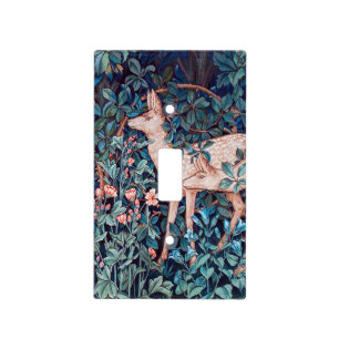 Deer in The Forest, William Morris Light Switch Cover