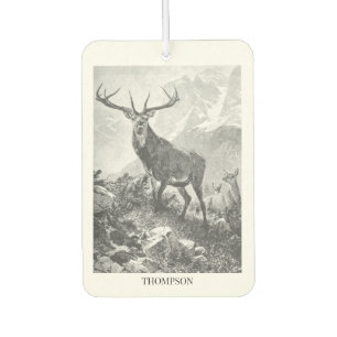 Deer in the High Mountains Air Freshener
