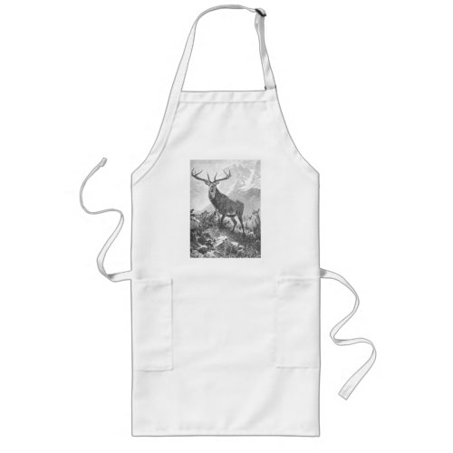 Deer in the High Mountains Long Apron
