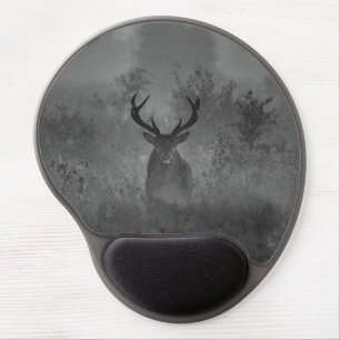 Deer In The Mist Gel Mouse Pad