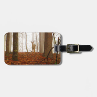 Deer in the Mist Luggage Tag