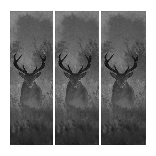 Deer In The Mist Triptych