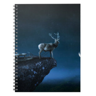 deer in the moonlight notebook