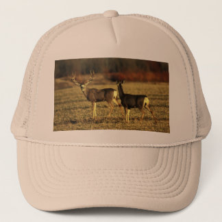Deer In  the Morning Meadow Trucker Hat