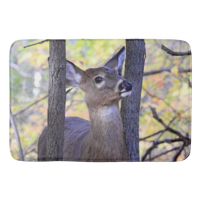 Deer in the Woods Bath Mat (Front)