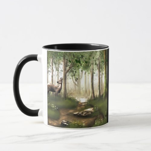 Deer in the Woods Mug