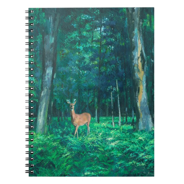 Deer in the Woods Notebook (Front)