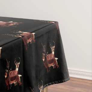 DEER IN THE WOODS table cloth