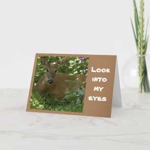 DEER IS **SINGING** HAPPY BIRTHDAY TO "DAD* CARD