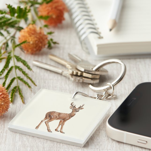 Deer Keychain (Front Right)
